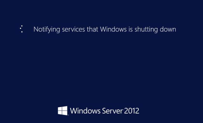 Windows update boot looping a 2012R2 Server EtherTech